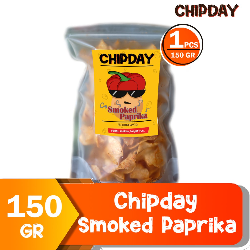 

Keripik Kentang - Chipday Smoked Paprika Size 150G