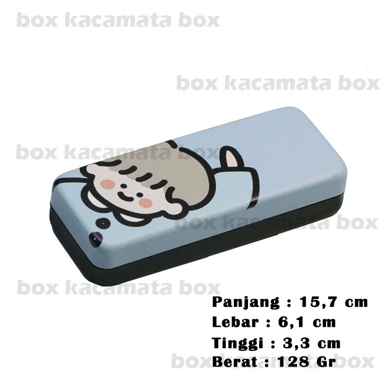 Tempat Kacamata / Hard Case Kacamata Karakter Kartun Couple Cute Nude Colour D3