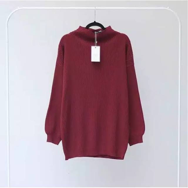 SWEATER RAJUT BOXY MILANO KNIT STORE09 MURAH