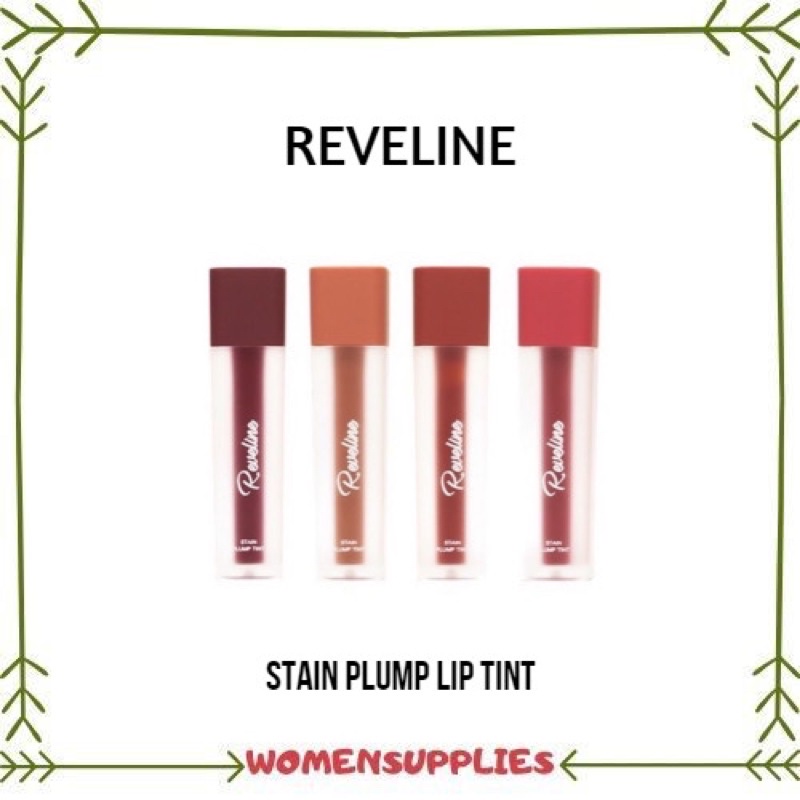 REVELINE Stain Plump Tint Lip / Reveline Lip Tint Liptint Liptin Reveline Original