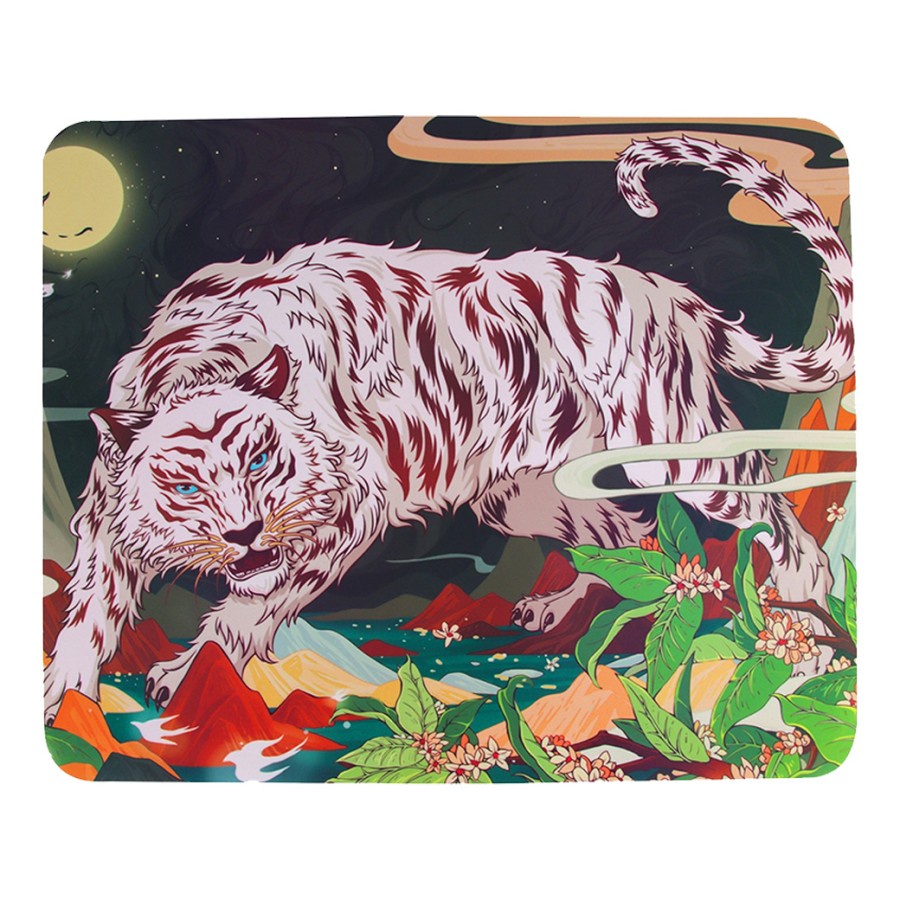 Tiger Arc Wuxiang II West White Tiger Cloth Gaming Mousepad