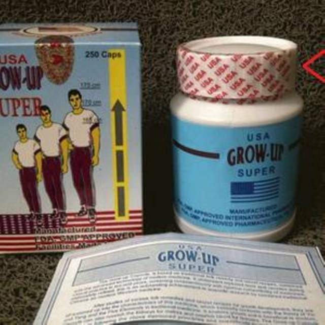 Produk wanita & pria OBAT PENINGGI BADAN-GROW UP SUPER ASLI USA-PENAMBAH TINGGI BADAN CEPAT MURAH