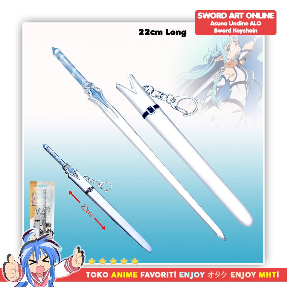 Gantungan Kunci Pedang Anime Sword Art Online SAO Asuna Undine