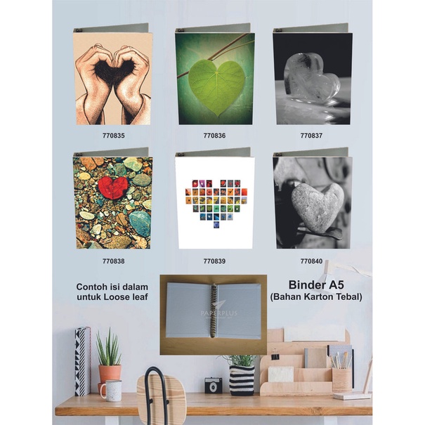 

Binder A5 / Binder Note A5 / Love / Set 2994