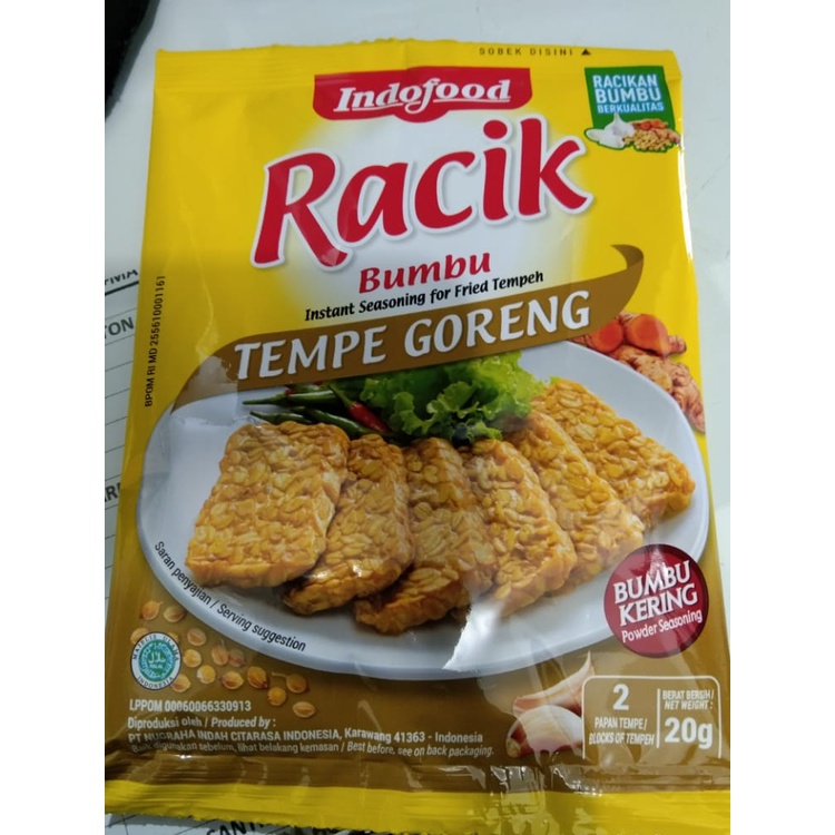 

Racik Bumbu Tempe Goreng 20 G