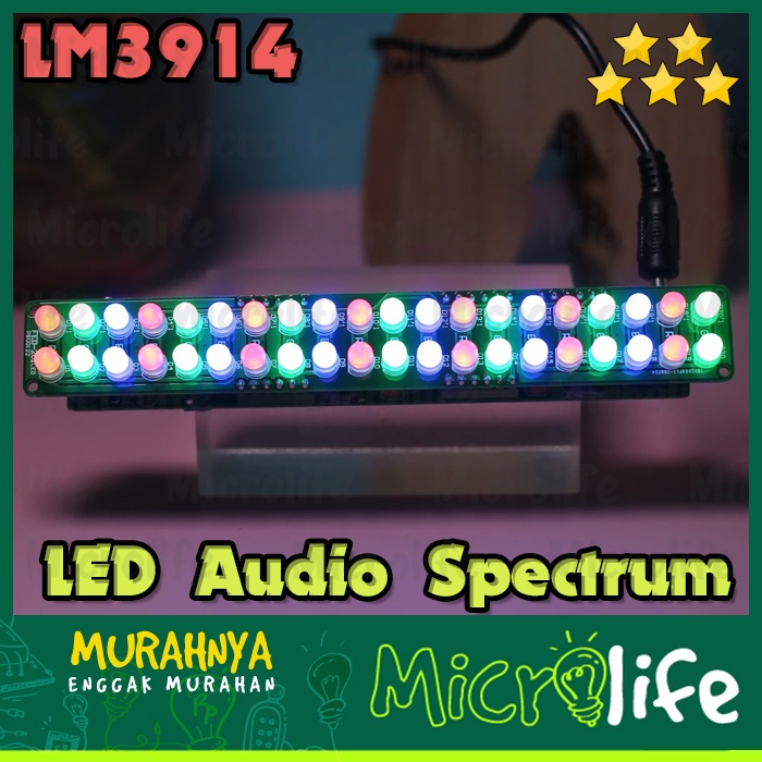 LM3914 LED Audio Spectrum Indicator DIY Kit