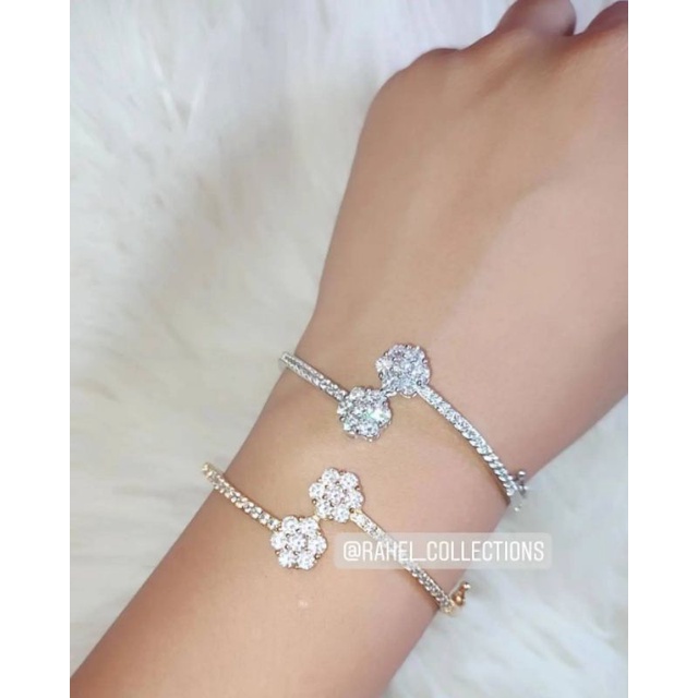 GELANG XUPING BANGLE BUNGA RONYOK GELANG WANITA