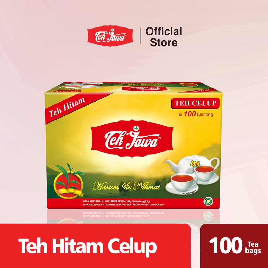 Teh Jawa Black Tea/Teh Hitam Celup isi 100