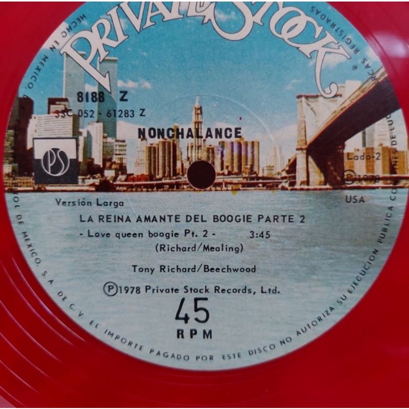 Red Vinyl - Tony Richard - Vinyl Merah