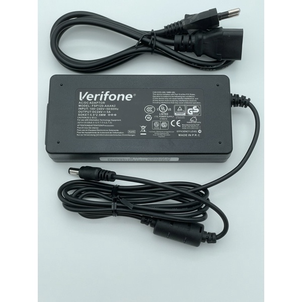 Adaptor 24V 5A Power Supply 24V 5A  Verifone Original 24V 5AMPERE  Full A