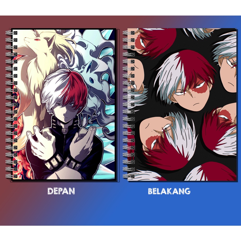 

Notebook/buku catatan anime bokuno hero academy