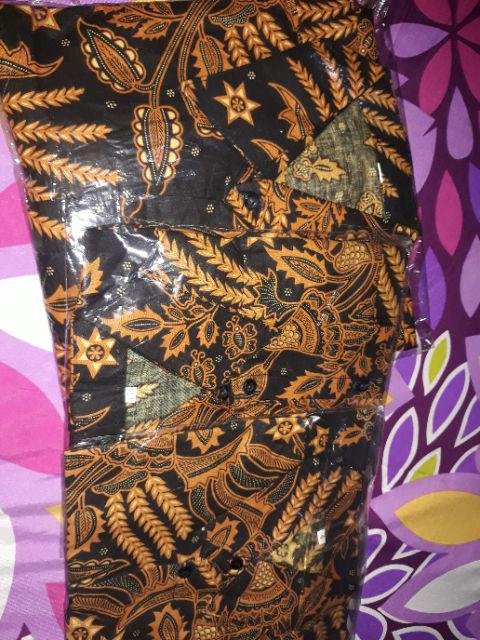 Batik Couple Keluarga Sania Ruffle Ori Ndoro Jowi Dnt Motif Manggar