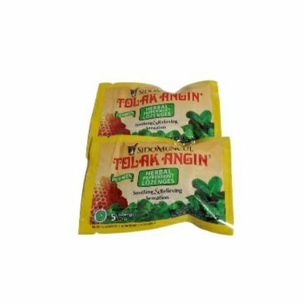 

Tolak Angin Permen Herbal Pappermint Isi 5