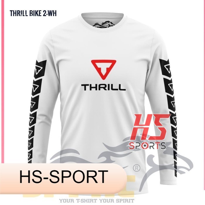 Kaos Sepeda Lengan Panjang Thrill Mtb GununG BAJU GUNUNG SEPEDA - XS