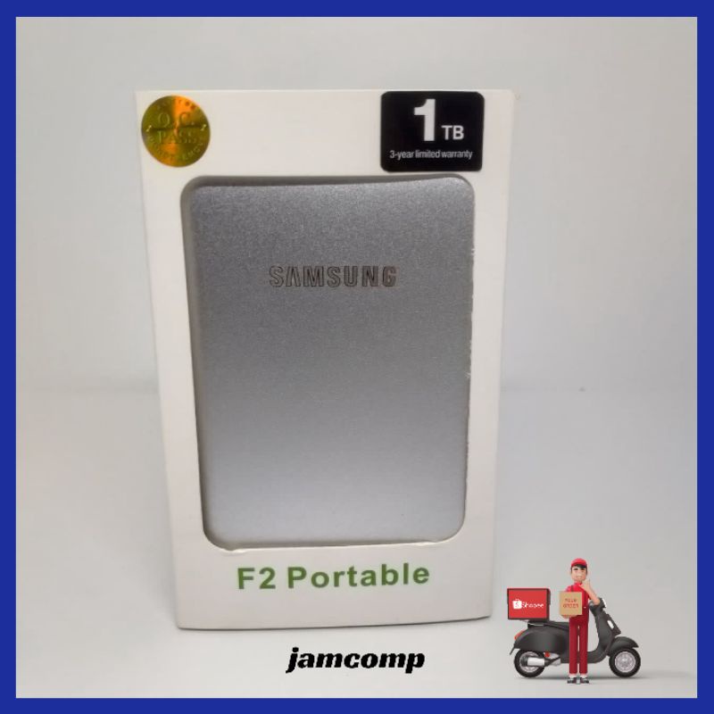 HARDISK EKSTERNAL 1TB SAMSUNG USB 2.0 BARU Free Pouch -HDD 1TB FOR LAPTOP NOTEBOOK PS