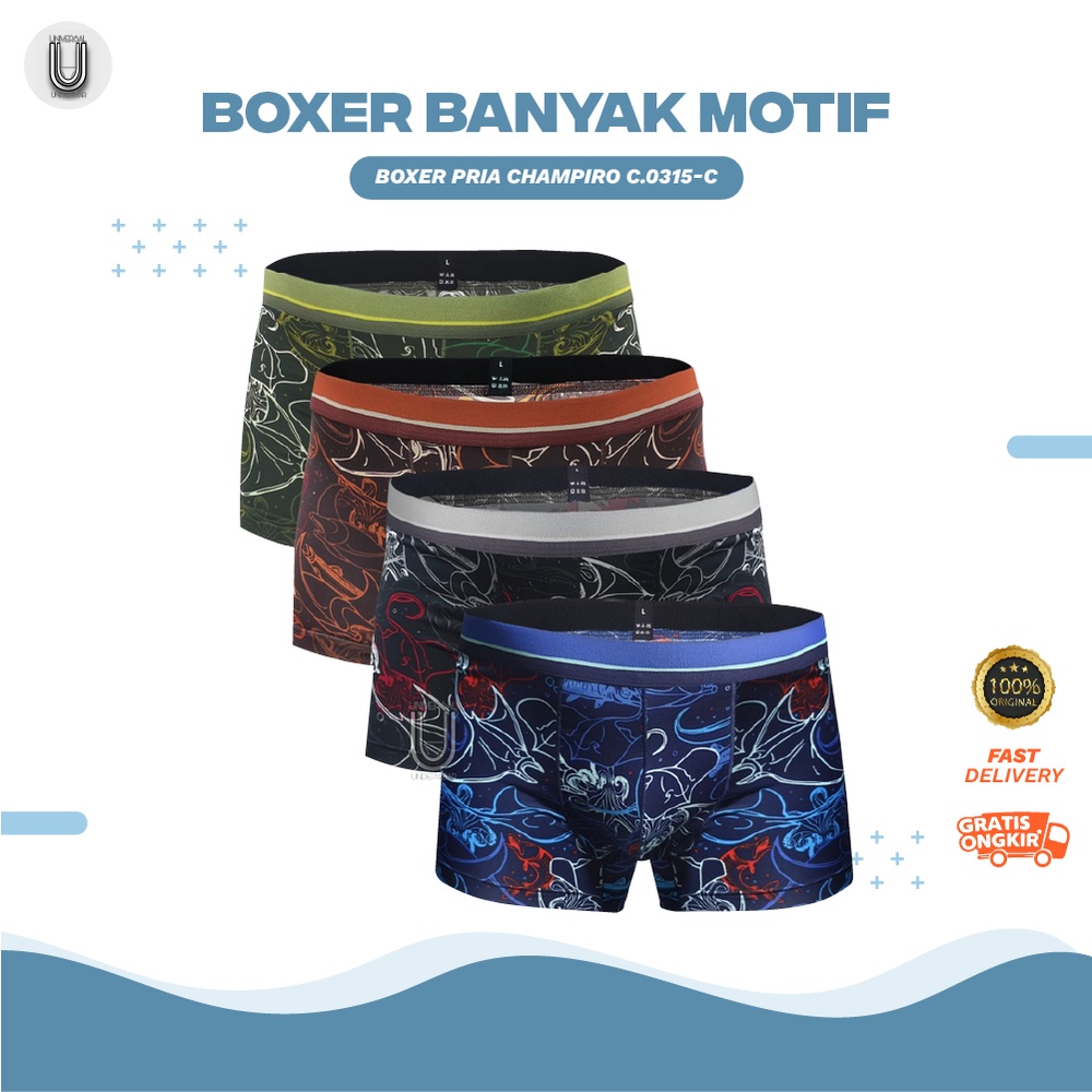 Boxer Pria Champiro C.0315-C