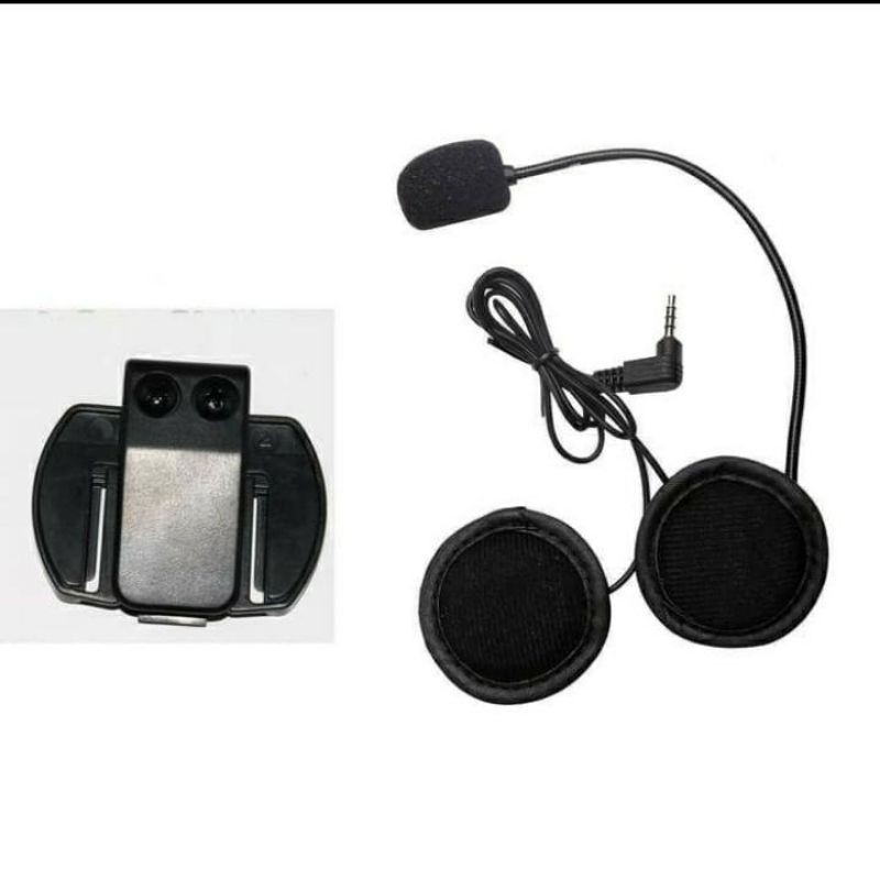 Headset & Clampkit untuk Intercom EJEAS V4/ V6 pro ORI