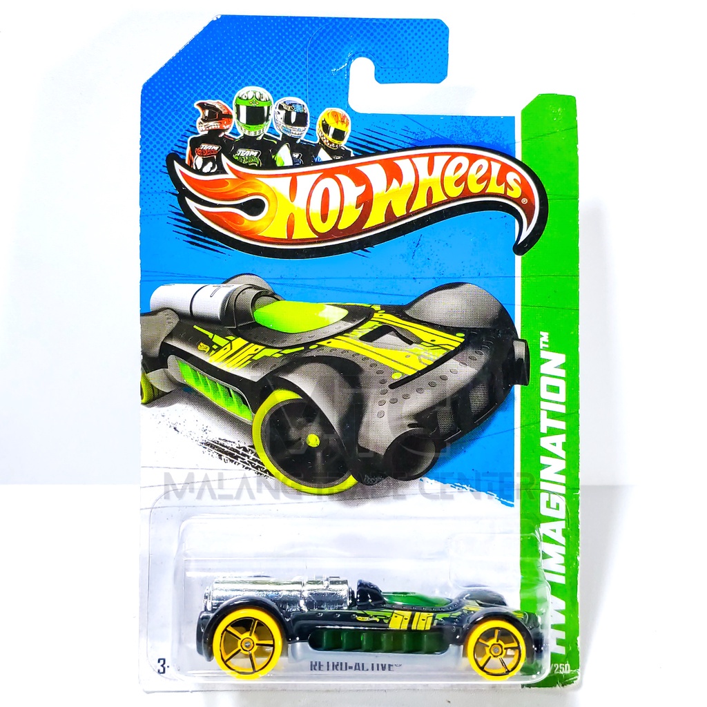 Hot Wheels Retro Active Black