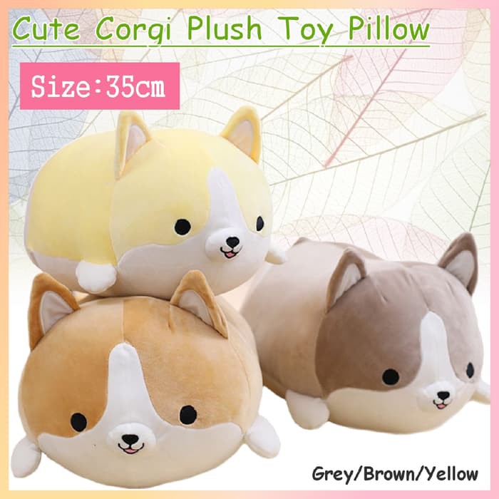 stuffed corgi plush