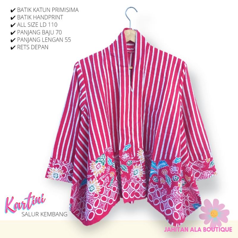 Blus kartini batik solo atasan kerja