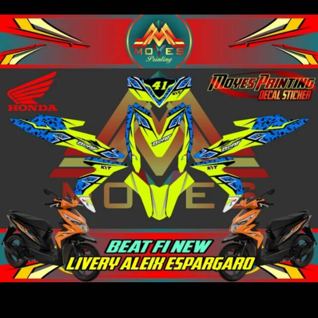 Decal Beat FI New LIVERY ALEX ESPARGARO