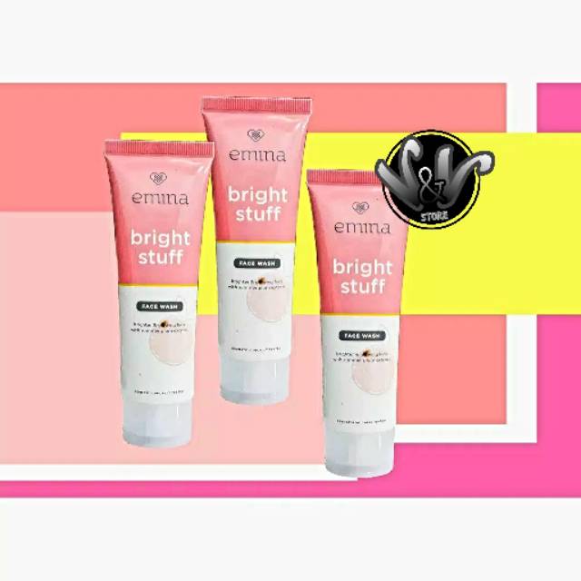 EMINA BRIGHT STUFF FACE WASH / EMINA/ SABUN MUKA/ SABUN WAJAH/ FACE WASH/ PEMBERSIH WAJAH/ PERAWATAN