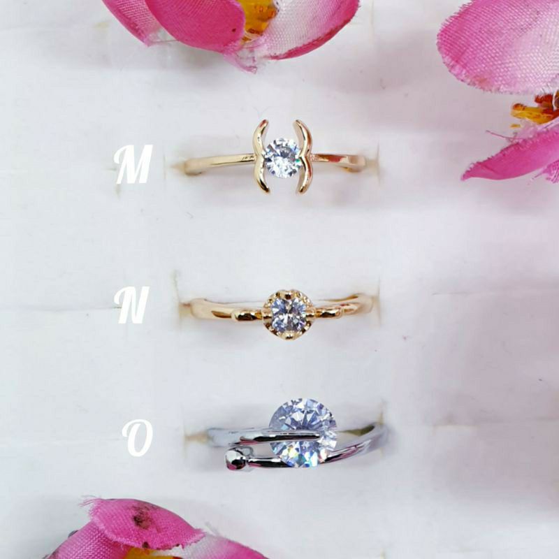 Cincin mata satu simple aneka modeL ♡GET-15♡