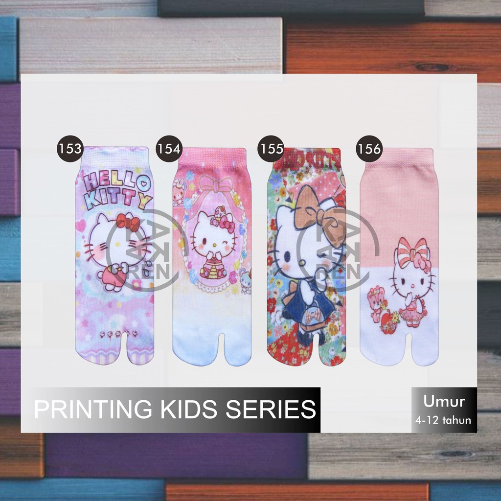 Kaos Kaki Jempol Anak Printing Karakter Hello Kitty I