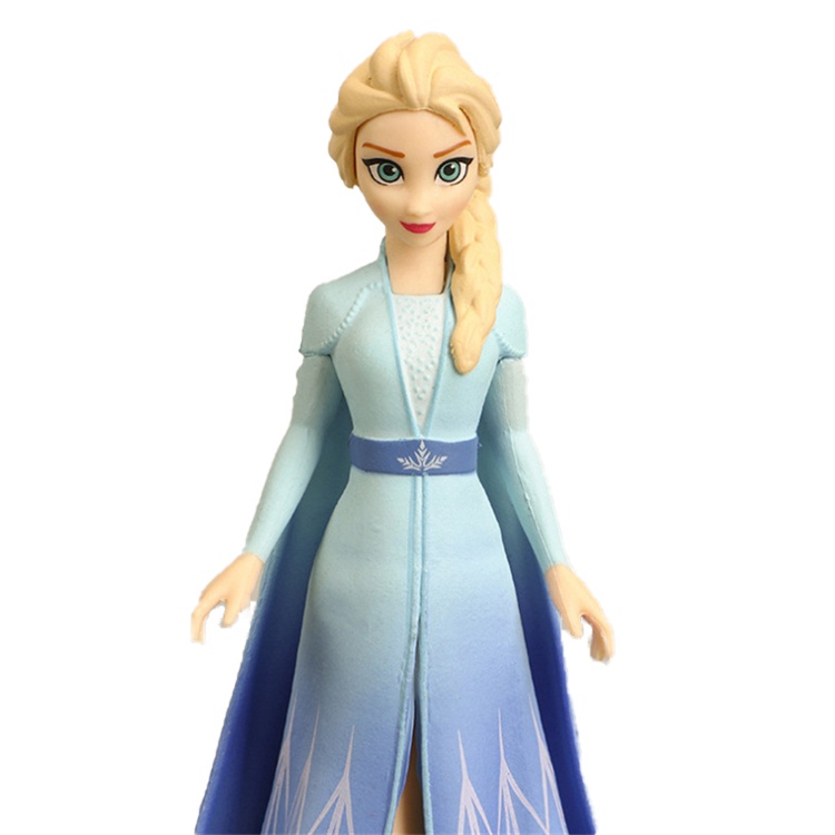 5 Set Mainan Action Figure Disney Princess Elsa Anna Frozen Snow Queen Bahan PVC Untuk Dekorasi Kue