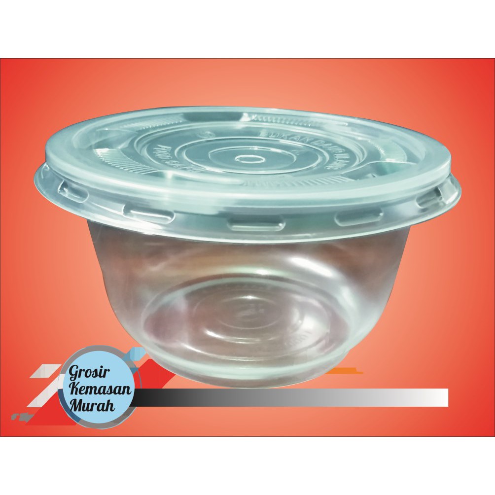 Mangkok Kurma Thinwall 500 ml bertutup, toples plastik, wadah kurma, kemasan kurma