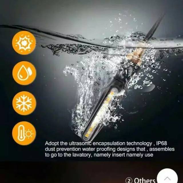 Lampu Sen Led Running Sen Led Running Model Lidi Universal Semua Motor