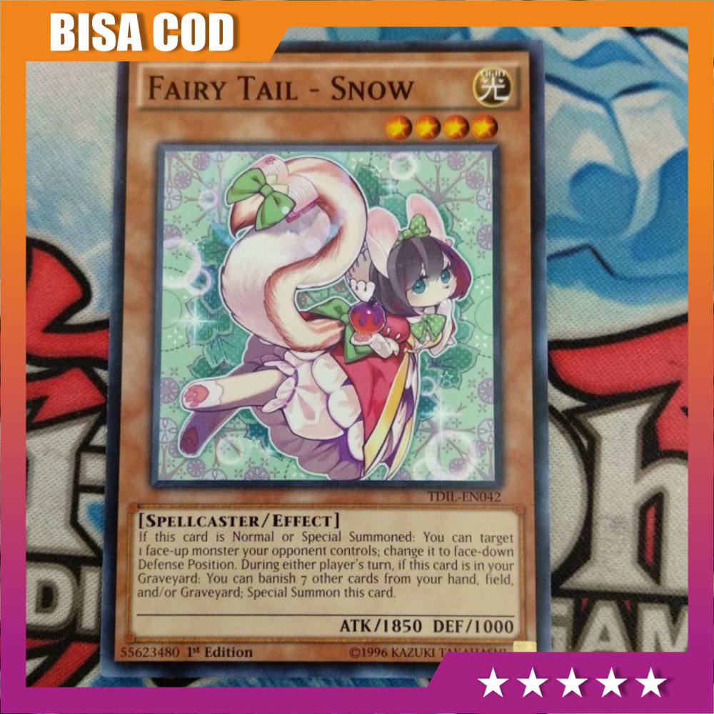 Siap Kirim Yugioh Fairy Tail Snow Original Berkualitas Shopee Indonesia