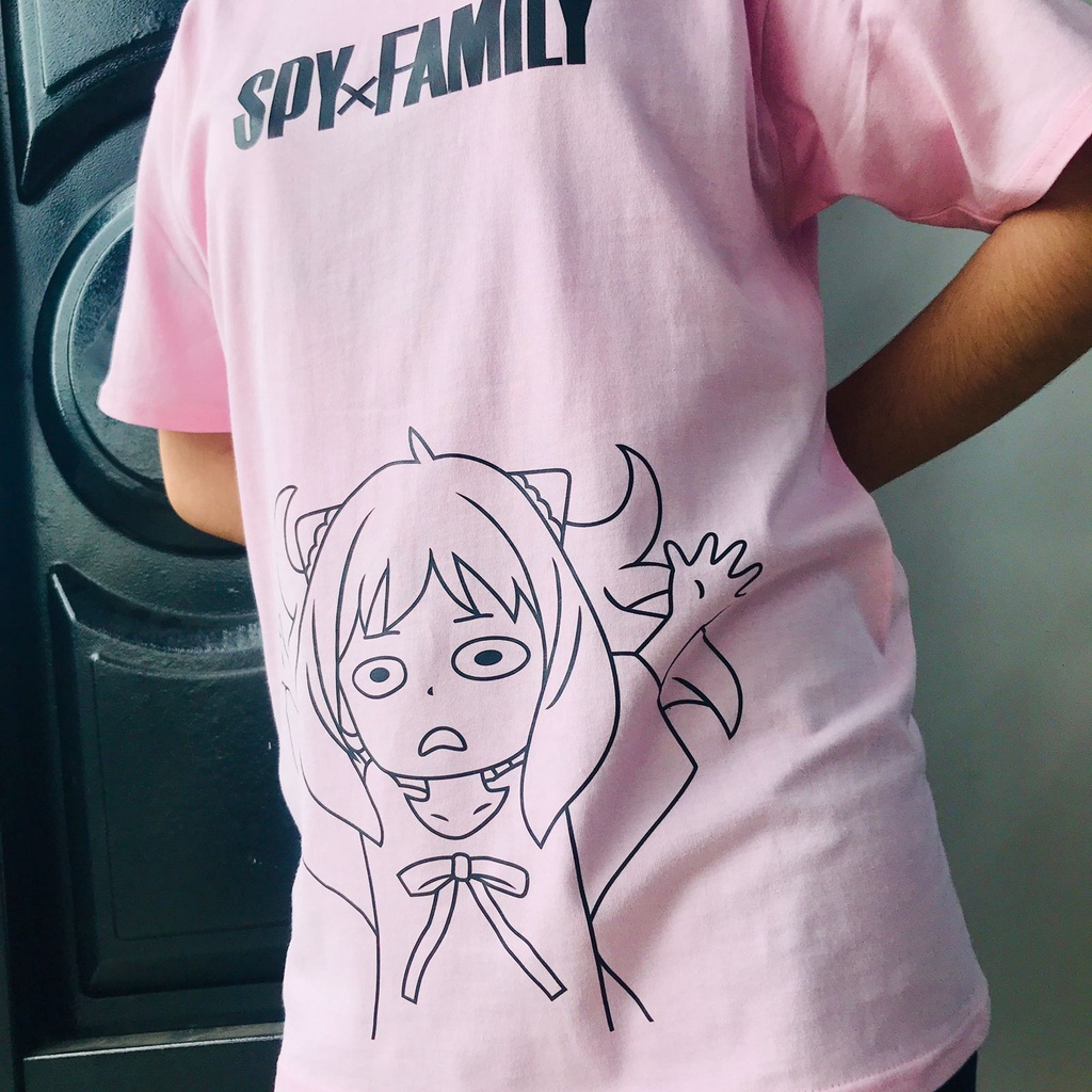 Tshirt Anya Forger Spy x Family Pink Anime Manga Unisex