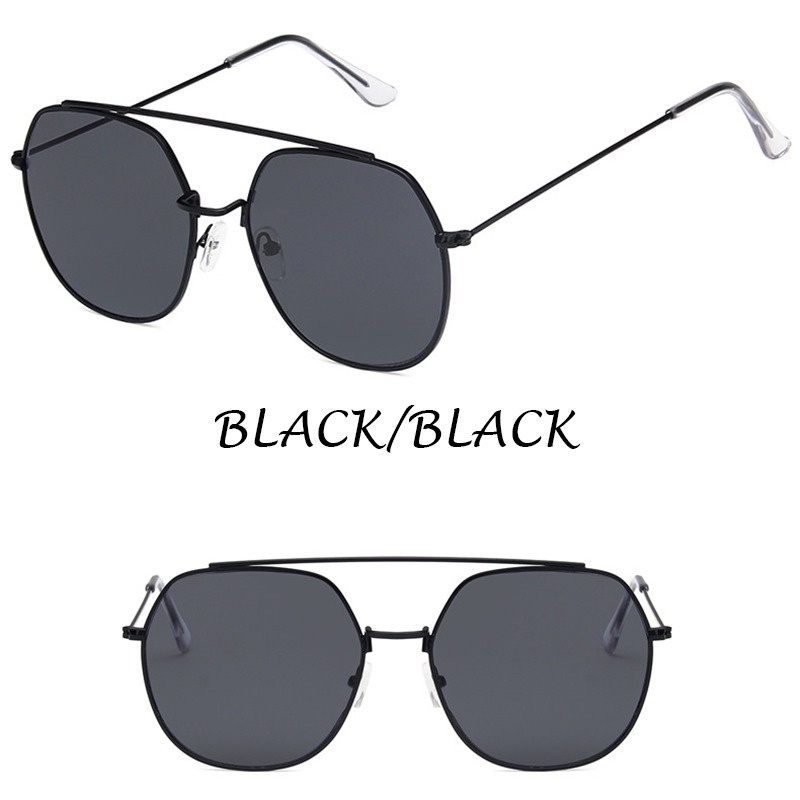 (YUZHU) Bayar di Tempat Korean Gaya Retro Candy Color Kacamata Hitam Wanita/Pria Sunglasses