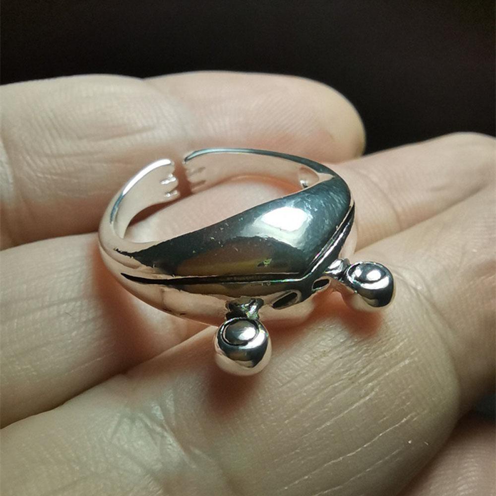 Needway   Cincin Jari Kodok Hadiah Perempuan Untuk Wanita Desain Artistik Bohemian Vintage Adjustable