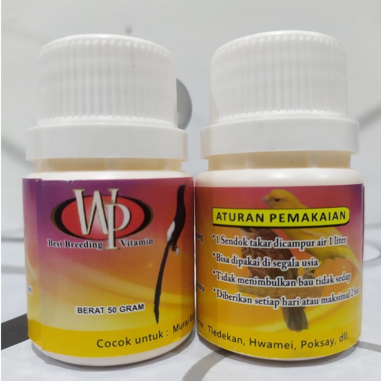 WP Best Breeding Murai Batu vitamin breeding khusus burung murai batu