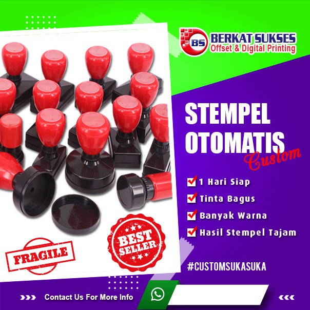 

stempel otomatis custom/stempel warna/stempelmurah