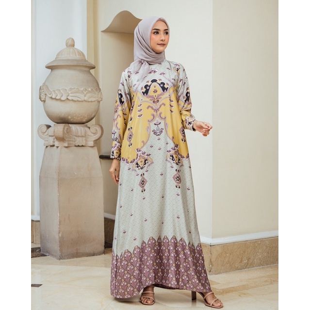 GIYANARA DRESS YELLOW GEULIS COUPLE SET XXL COUPLE SET SARIMBIT LEBARAN
