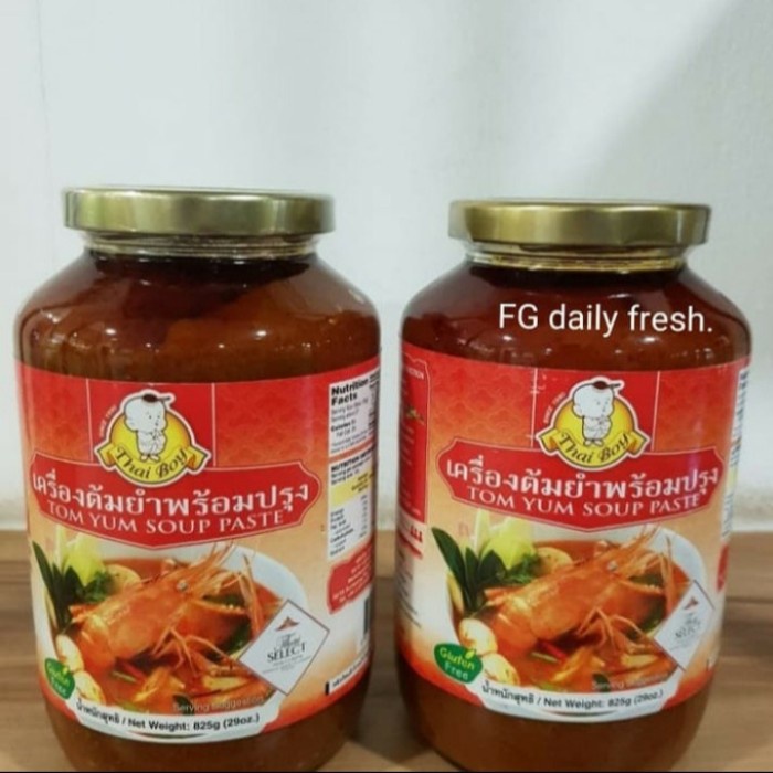 

Tomyam paste thaiboy / bumbu tomyum paste thailand gluten free