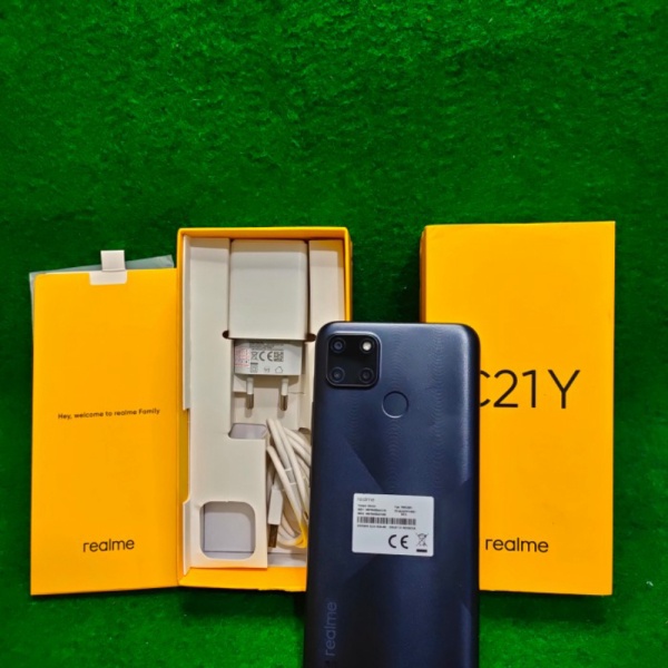 Promo REALME C21Y RAM 4/64GB SECOND Murah
