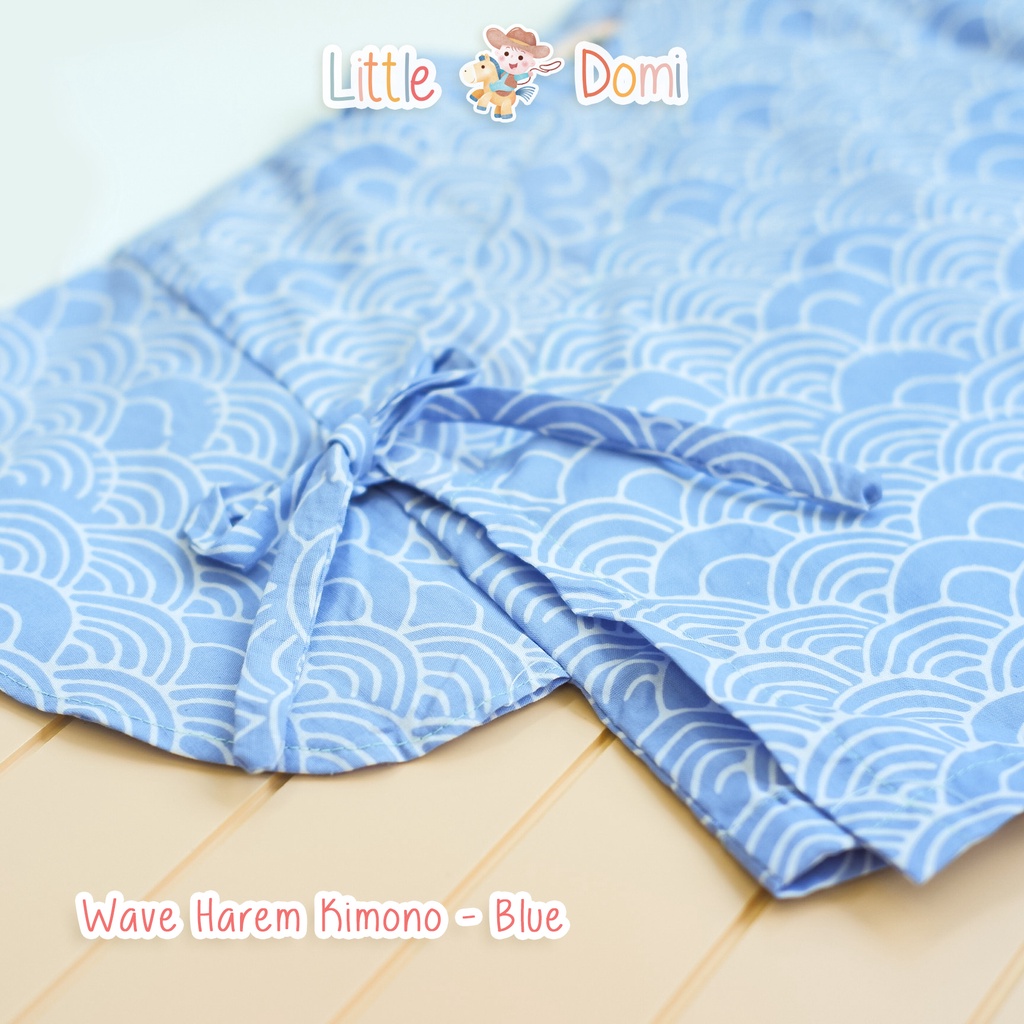 Wave Kimono Top ( Boy / Girl ) - Pakaian Bayi - Kimono Bayi - Atasan Bayi - Little Domi