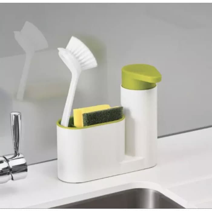 SINKBASE 2 PIECE SINK BASE TIDY SET CADDY SOAP DISPENSER 2 IN 1