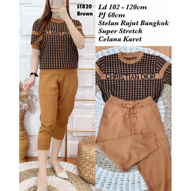 Stelan Rajut Bangkok Dior import