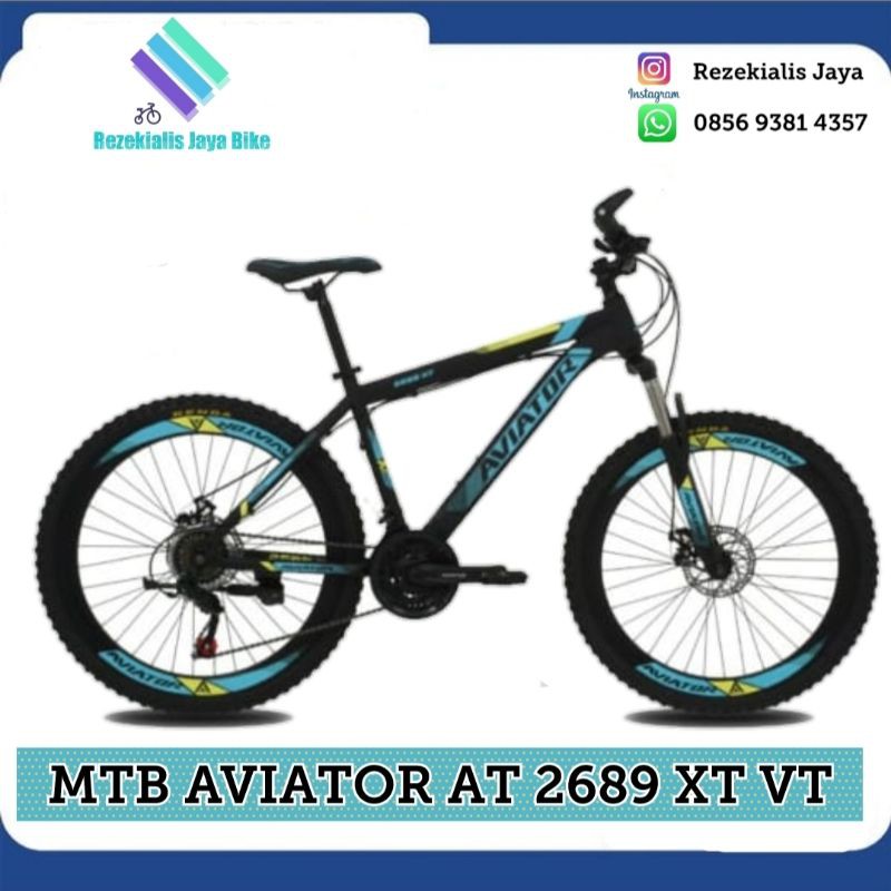 SEPEDA GUNUNG MTB AVIATOR 2689 XT VT 26 Inch