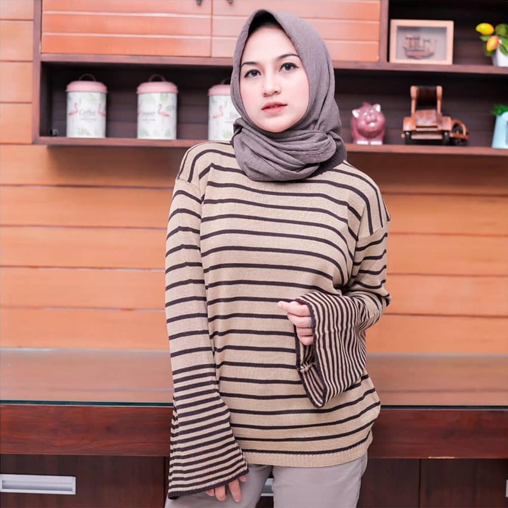 Sweater Wanita / Jaket Rajut / Sweater Rajut / Sweater Rajut Wanita / Warna Coklat / Allsize
