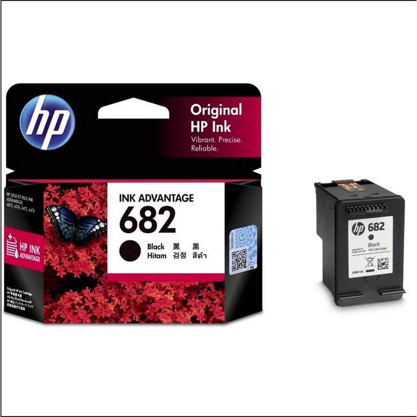 CARTRIDGE HP 682 COLOUR TINTA HP 682 BLACK ORIGINAL