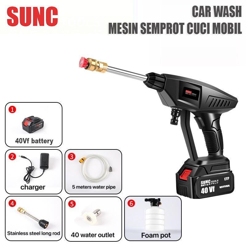 Cordless Car Washer Mesin Cuci MOBIL Portable Car wash