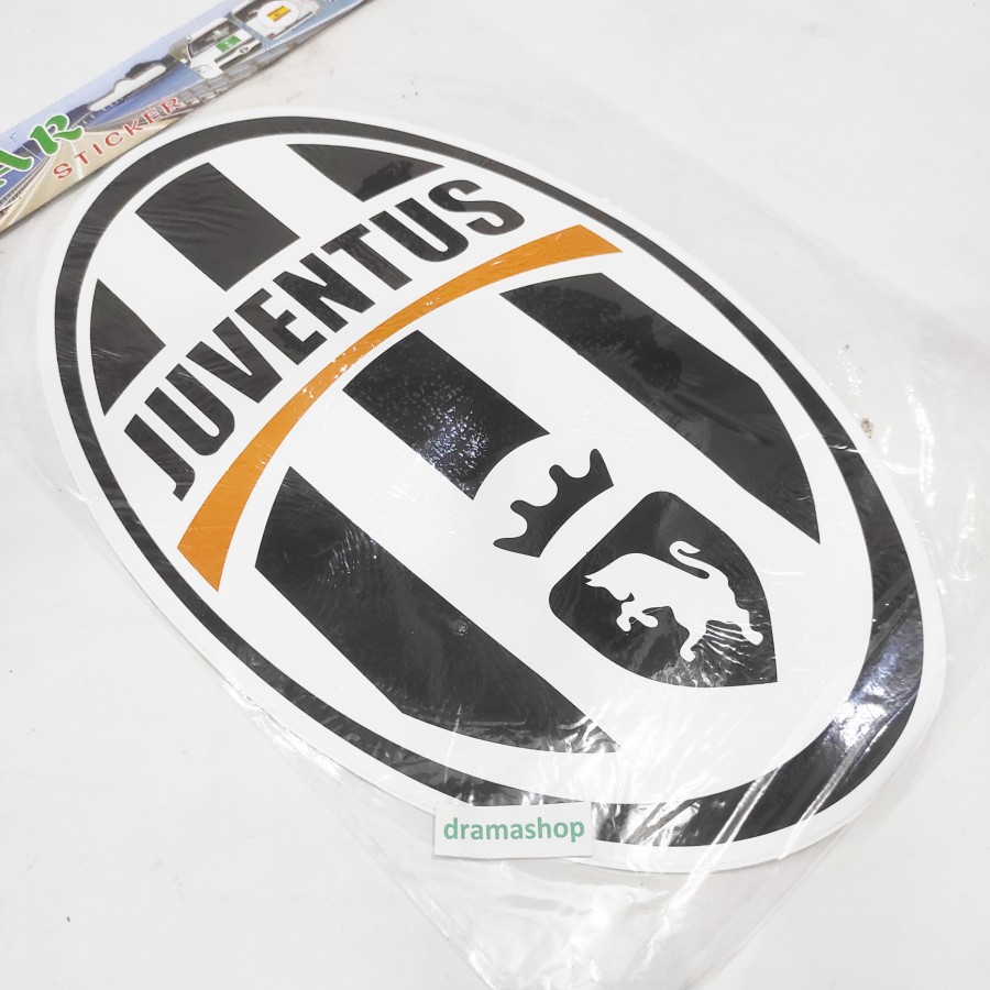 Tempelan sticker stiker mobil Logo klub club sepak bola fc juve juventus fc