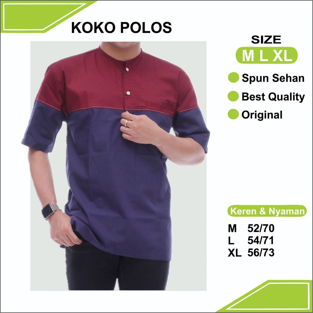 baju koko syubbanul muslimin koko azzahir koko sopal koko pendek