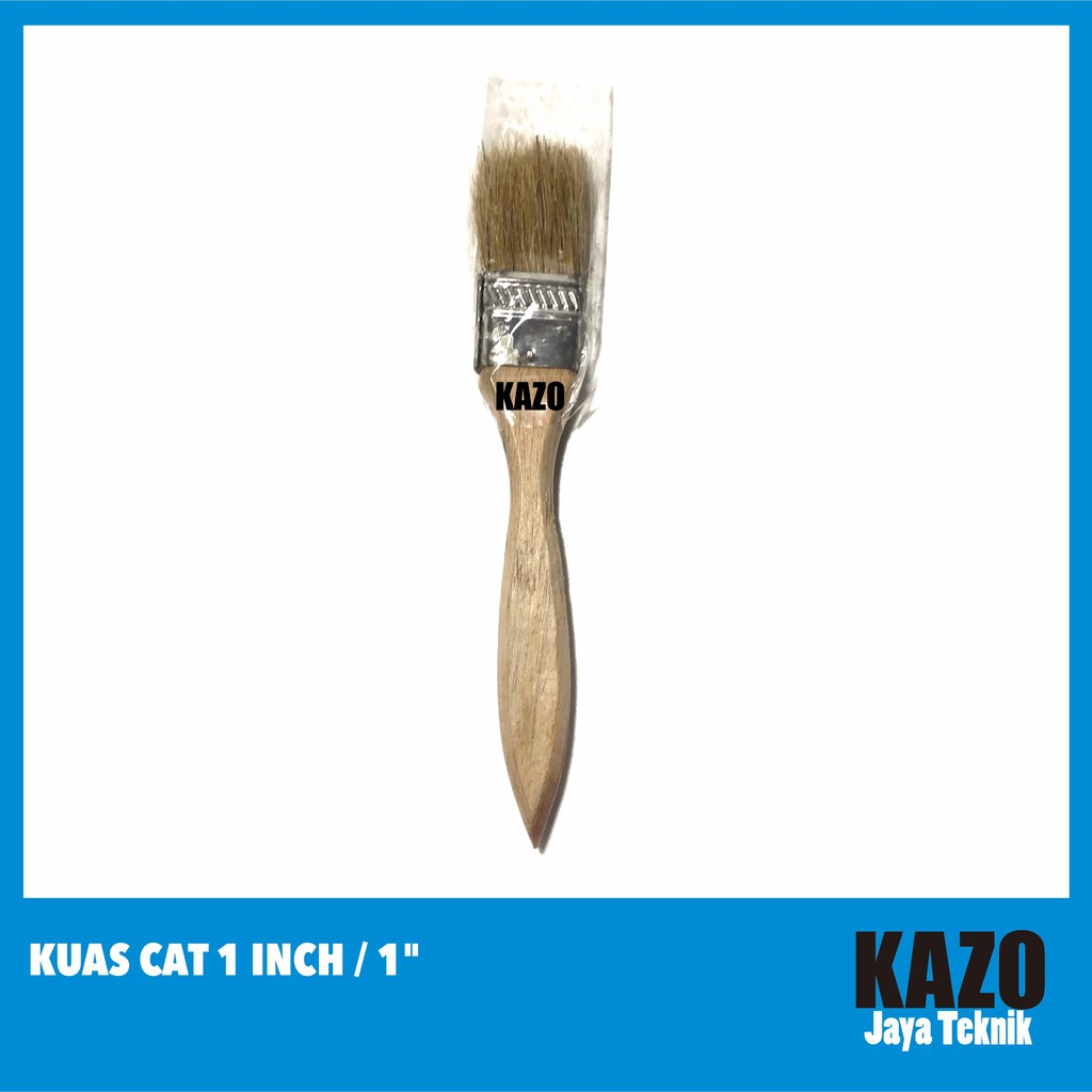 Kuas Cat 1 Inch / Brush Cat Tembok, Besi, Kayu 1"